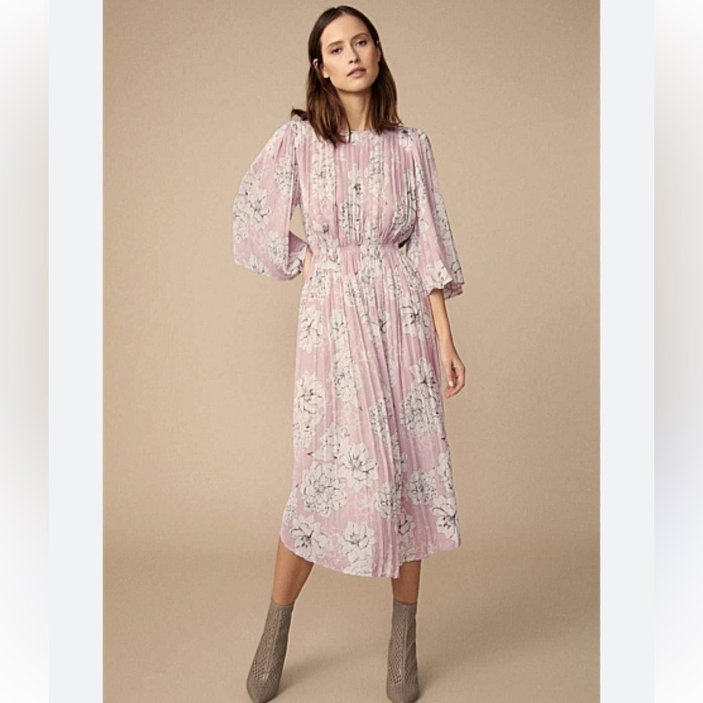 Witchery printed pleat dress